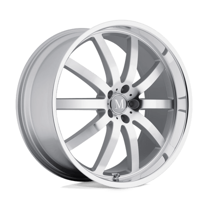 Mandrus WILHELM 17X8 32 5X112/5X112 SILVER W/ MIRROR CUT FACE & LIP