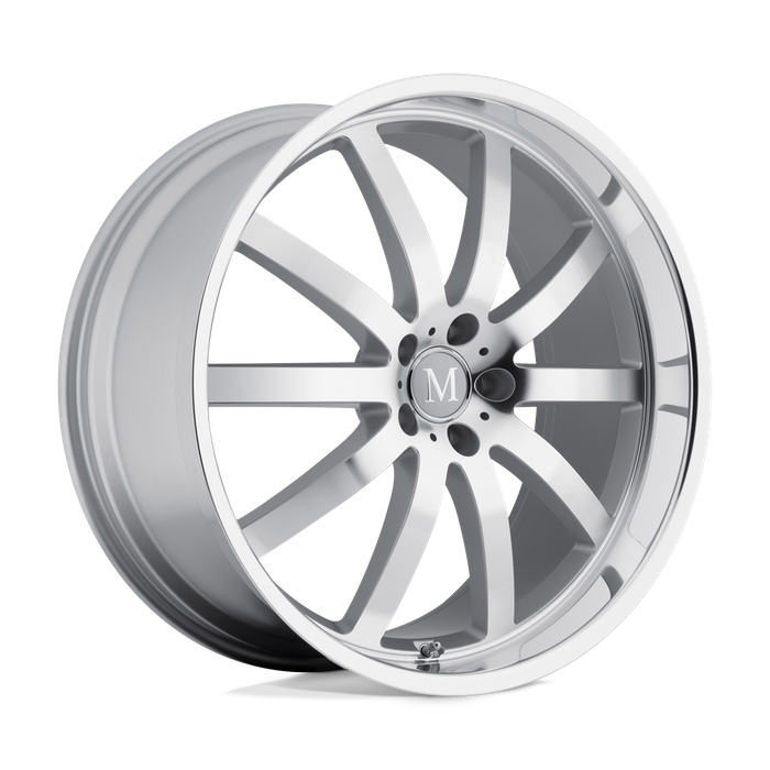 Mandrus WILHELM 17X8 32 5X112/5X112 SILVER W/ MIRROR CUT FACE & LIP