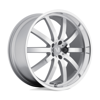 Mandrus WILHELM 17X8 32 5X112/5X112 SILVER W/ MIRROR CUT FACE & LIP