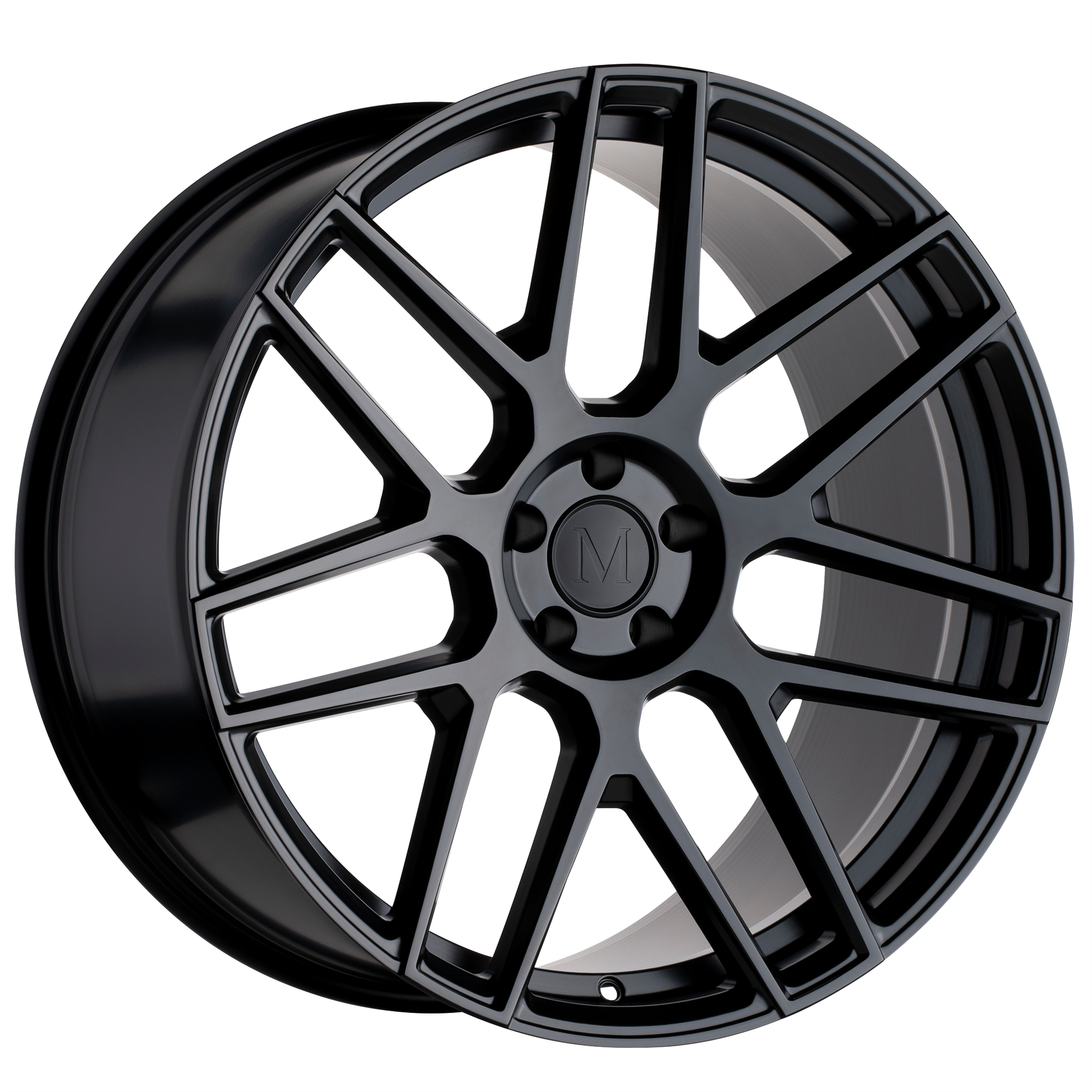 Mandrus MIGLIA 20X10 25 5X112/5X112 SEMI GLOSS BLACK RF