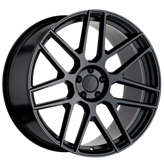 Mandrus MIGLIA 22X10.5 38 5X112/5X112 SEMI GLOSS BLACK RF