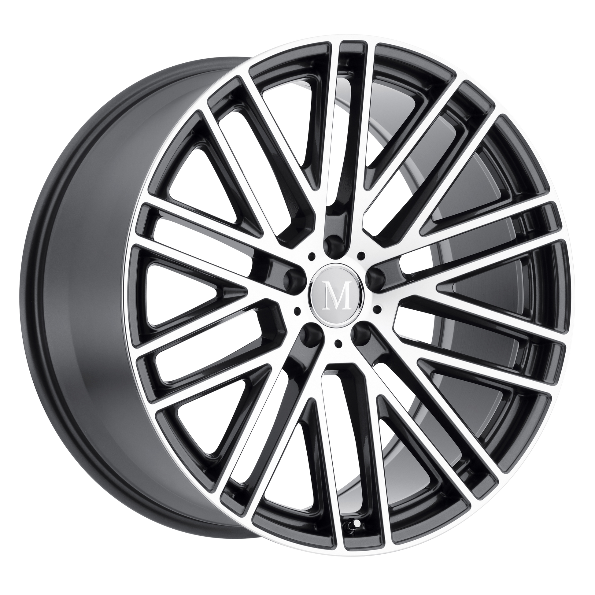 Mandrus MASCHE 20X9 45 5X112/5X112 GLOSS GUNMETAL W/ MIRROR CUT FACE