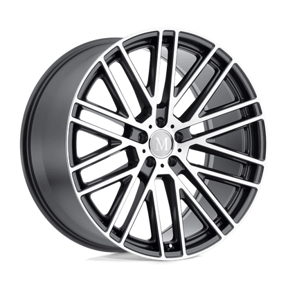 Mandrus MASCHE 18X9.5 50 5X112/5X112 GLOSS GUNMETAL W/ MIRROR CUT FACE