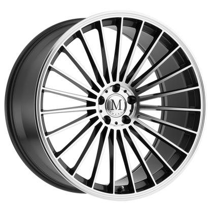 Mandrus 23 17X8 42 5X112/5X112 GUNMETAL W/ MIRROR CUT FACE