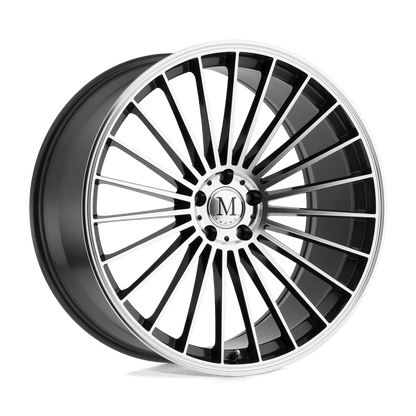 Mandrus 23 18X8.5 25 5X112/5X112 GUNMETAL W/ MIRROR CUT FACE