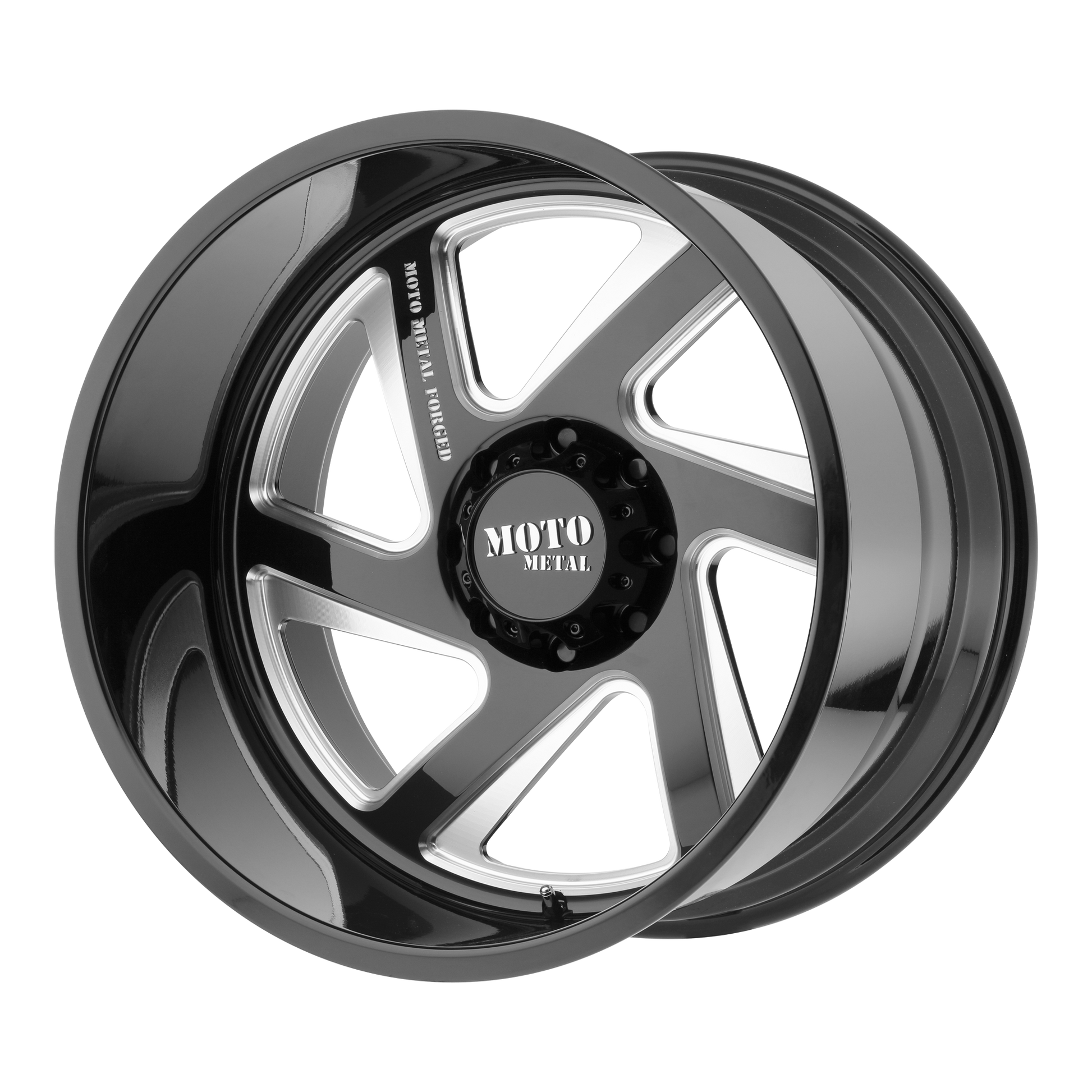 Moto Metal MO400 22X14 -76 6X139.7 GLOSS BLACK MILLED
