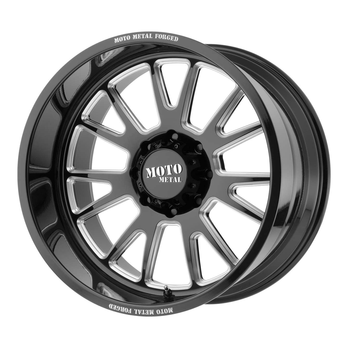 Moto Metal MO401 24X12 -44 BLANK GLOSS BLACK MILLED
