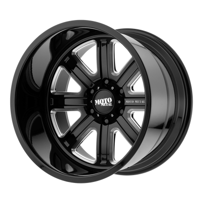 Moto Metal MO402 22X10 -18 BLANK GLOSS BLACK MILLED