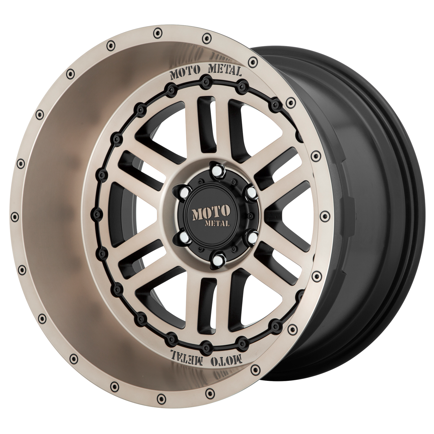 Moto Metal MO800 DEEP SIx 20x10 -18 6x135/6X5.3 Satin Black With Bronze Tint