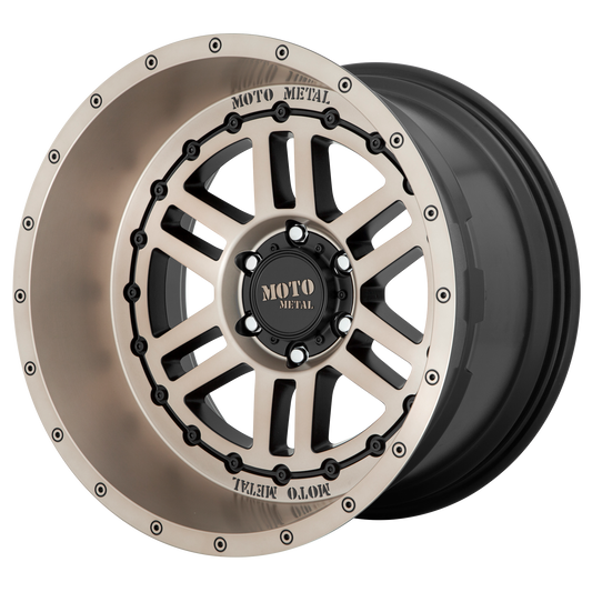 Moto Metal MO800 DEEP SIx 20x10 -18 6x135/6X5.3 Satin Black With Bronze Tint