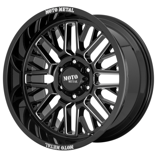 Moto Metal MO802 20x10 -18 5x127/5x5.0 Gloss Black Milled