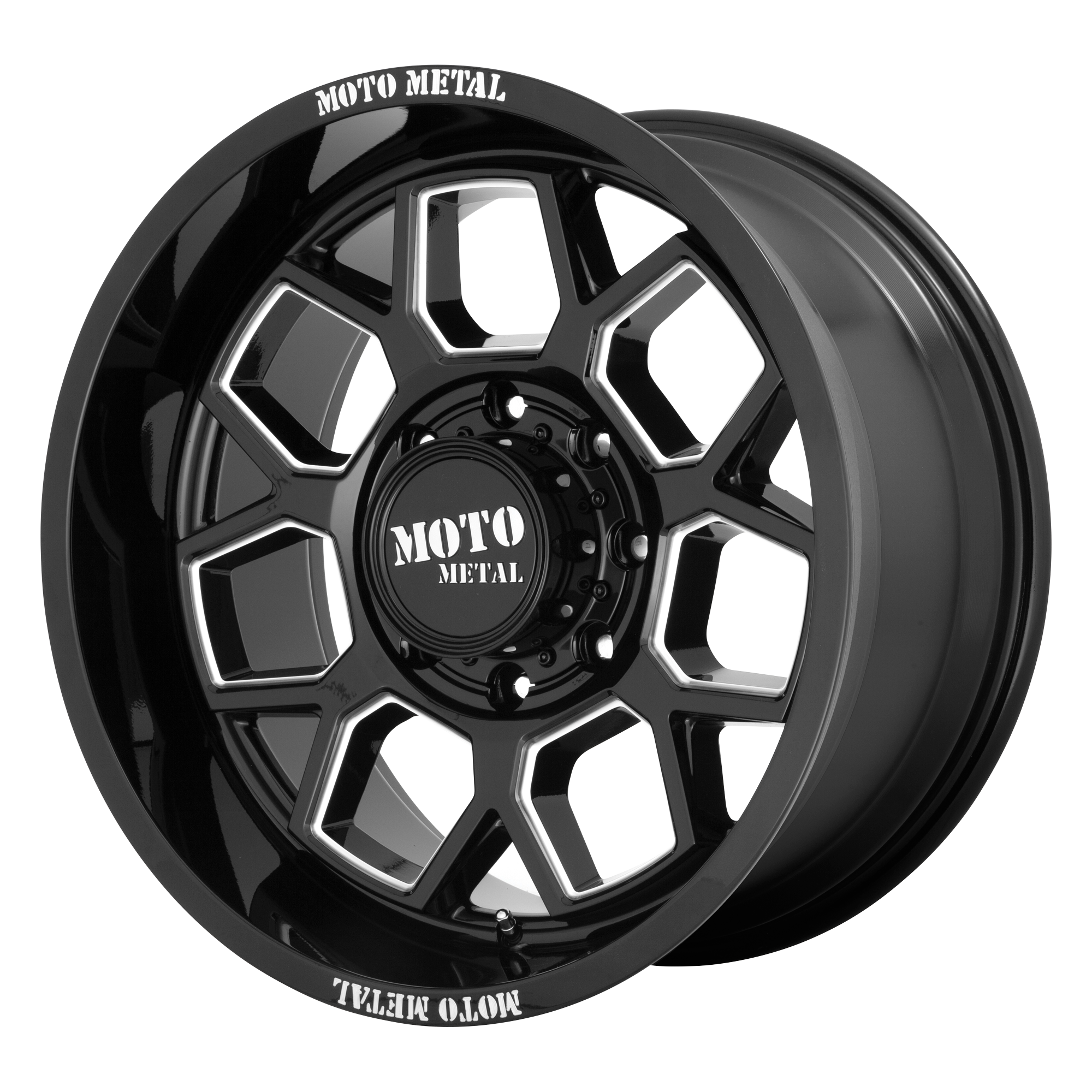 Moto Metal MO803 BANSHEE 20x10 -18 6x139.7/6x5.5 Gloss Black Milled