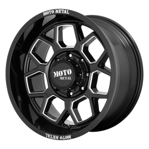 Moto Metal MO803 BANSHEE 20x10 -18 6x139.7/6x5.5 Gloss Black Milled