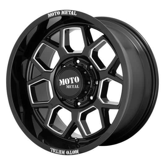 Moto Metal MO803 BANSHEE 20x10 -18 5x127/5x5.0 Gloss Black Milled