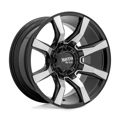 Moto Metal MO804 SPIDER 20X9 0 8X170/8X6.7 Gloss Black Machined