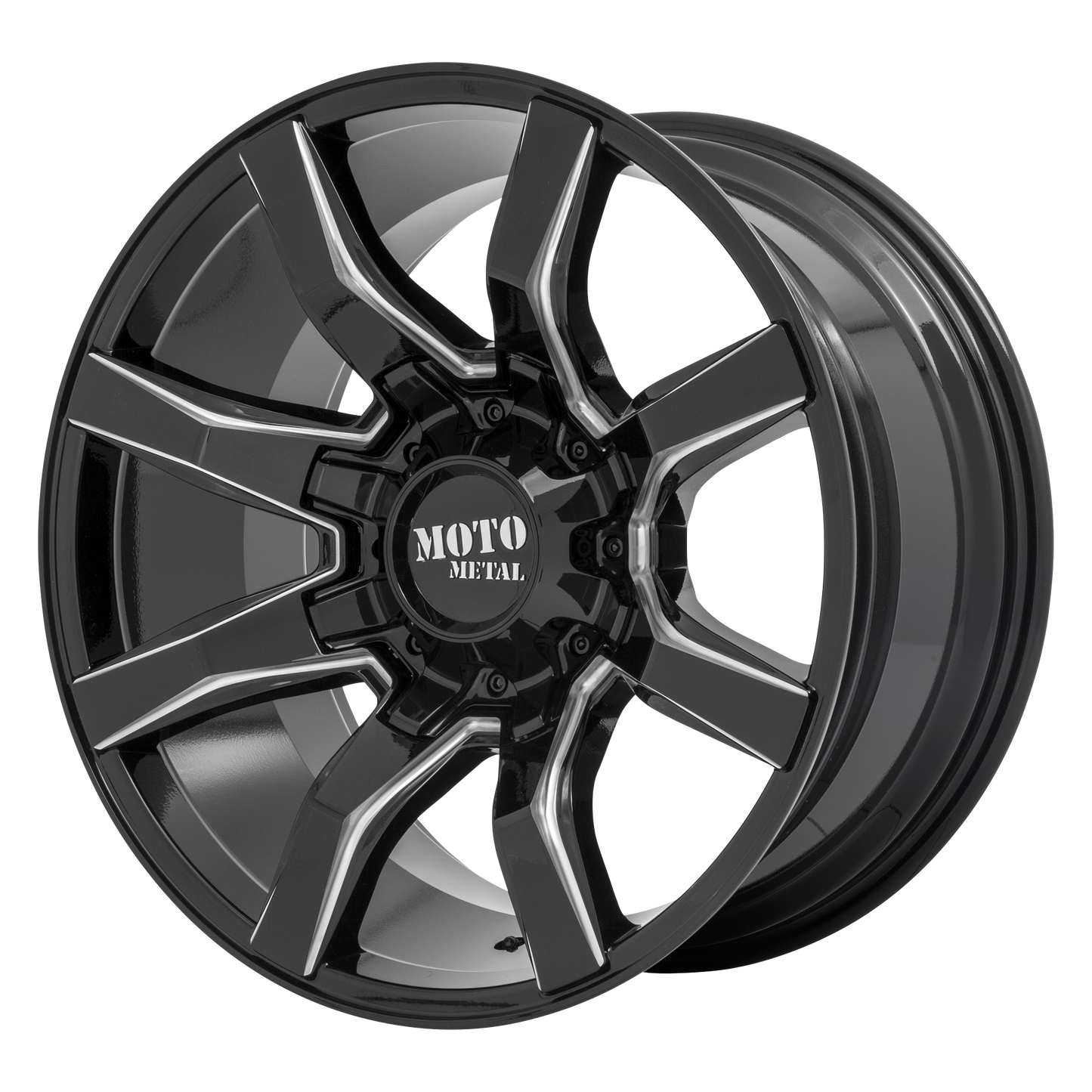 Moto Metal MO804 SPIDER 20X10 12 BLANK GLOSS BLACK MILLED