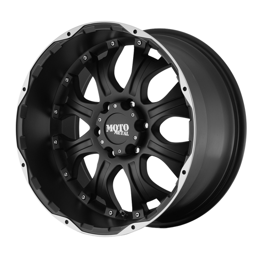 Moto Metal MO959 20X9 18 6X139.7/6X5.5 Matte Black Machined