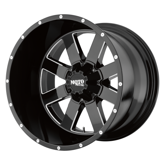 Moto Metal MO962 24x14 -76 6x135/6x139.7/6x135/5.5 Gloss Black Milled