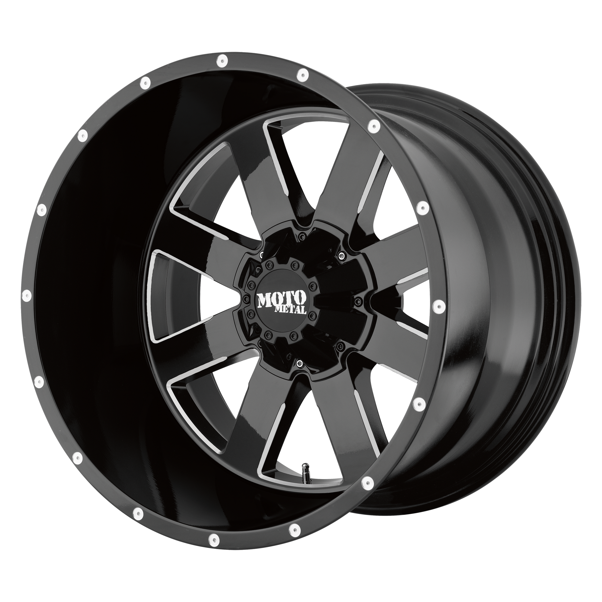 Moto Metal MO962 22x14 -76 8x170/8x6.7 Gloss Black Milled