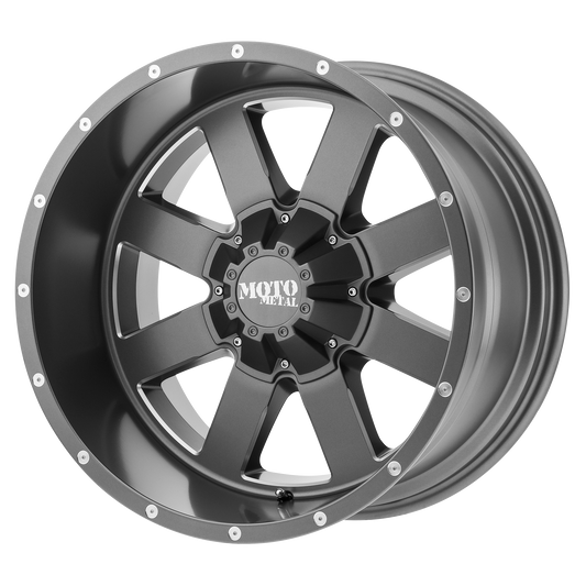 Moto Metal MO962 20x10 -24 6x139.7/6x5.5 Satin Gray Milled