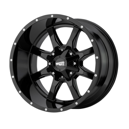 Moto Metal MO970 20X10 -18 6X135/6X139.7 GLOSS BLACK WITH MILLED LIP