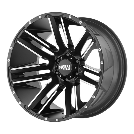 Moto Metal MO978 RAZOR 20x10 -24 8x165.1/8x6.5 Satin Black Machined