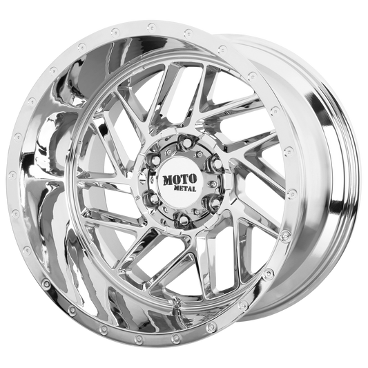 Moto Metal MO985 BREAKOUT 22x10 -18 8x165.1/8x6.5 Chrome