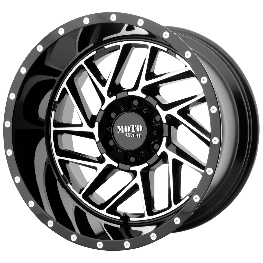 Moto Metal MO985 BREAKOUT 20x9 18 8x165.1/8x6.5 Gloss Black Machined