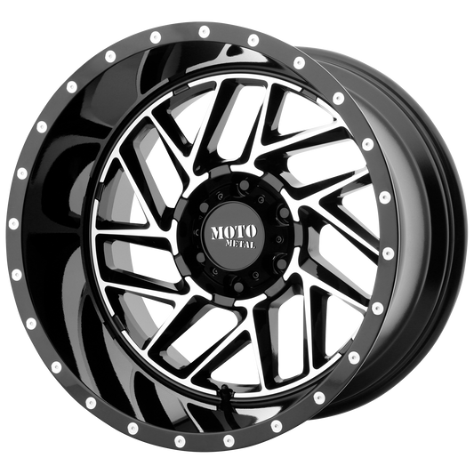 Moto Metal MO985 BREAKOUT 20x9 18 8x180/8x7.1 Gloss Black Machined