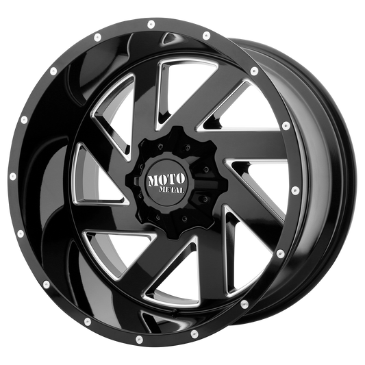 Moto Metal MO988 MELEE 22x10 -18 8x170/8x6.7 Gloss Black Milled