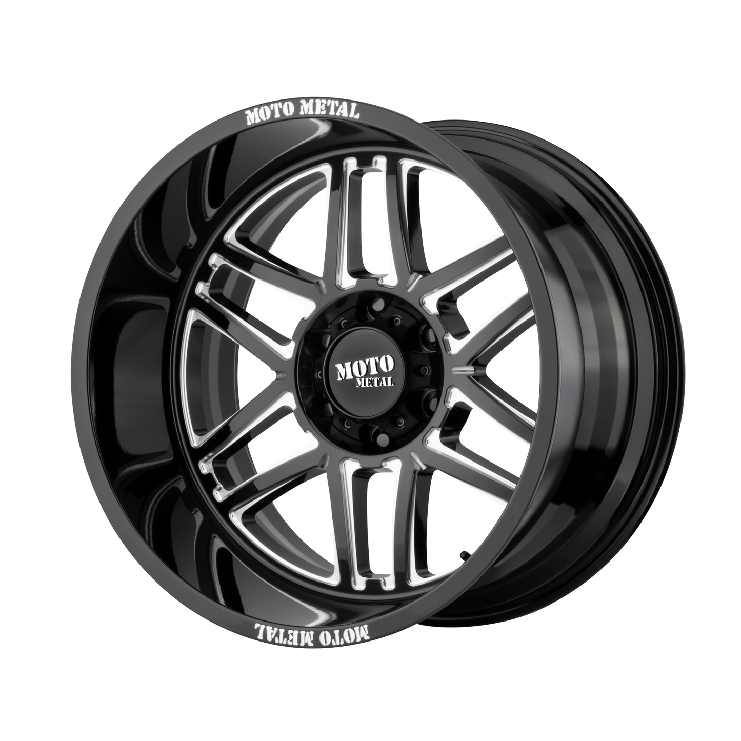 Moto Metal MO992 FOLSOM 20x9 18 8x165.1/8x6.5 Gloss Black Milled
