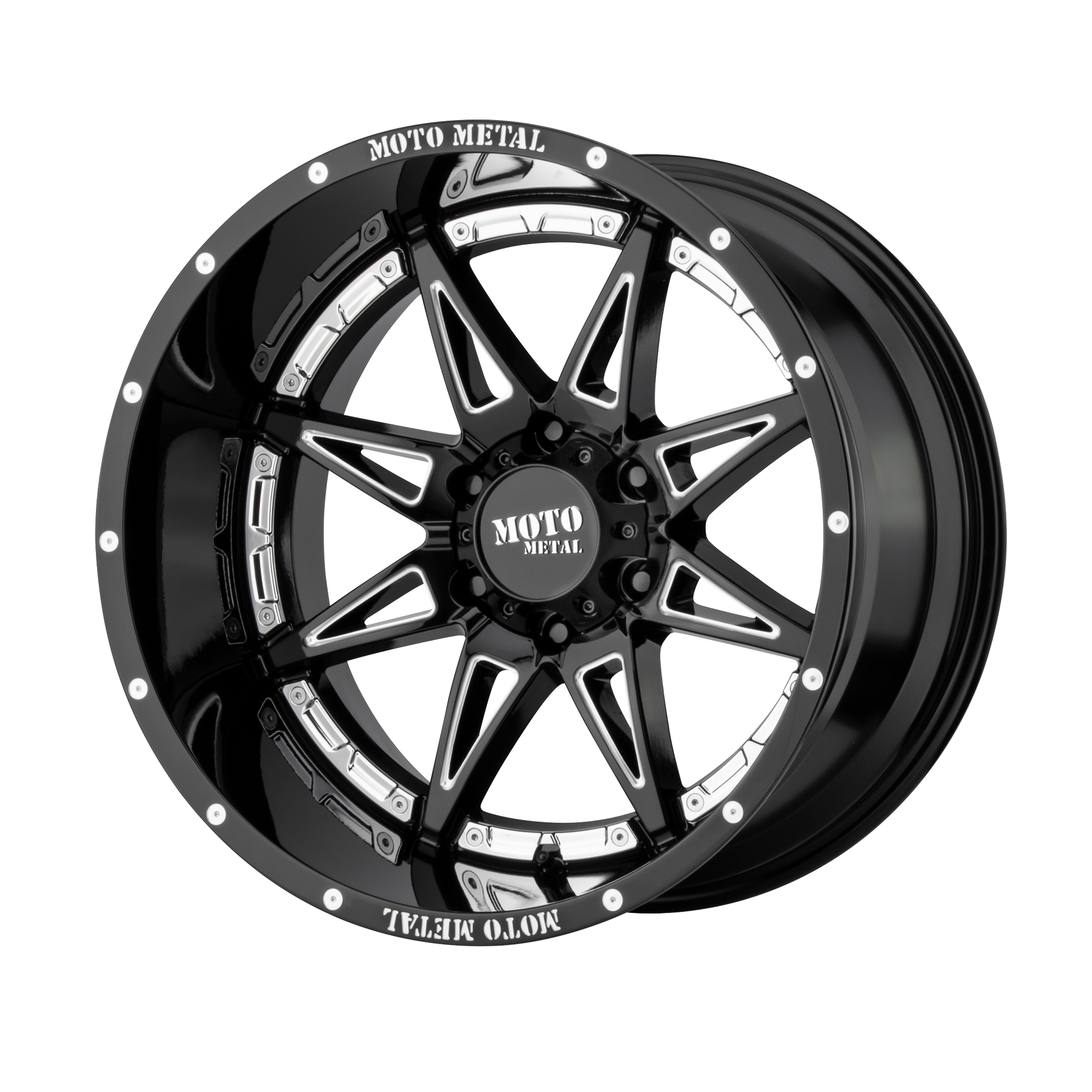 Moto Metal MO993 HYDRA 20x9 0 5x127/5x5.0 Gloss Black Milled