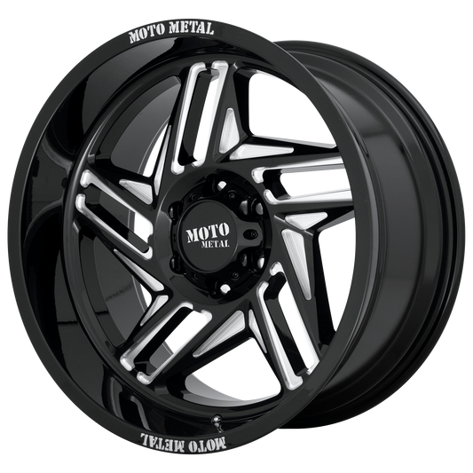 Moto Metal MO996 RIPSAW 20x10 -18 5x127/5x5.0 Gloss Black Milled