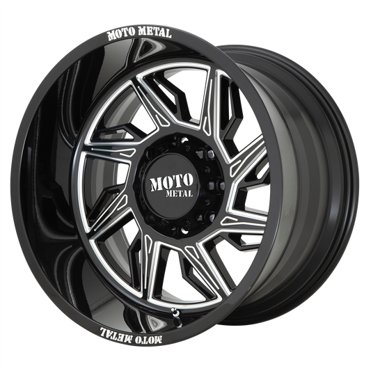 Moto Metal MO997 HURRICANE 22x12 -44 6x139.7/6x5.5 Gloss Black Milled - Right Directional
