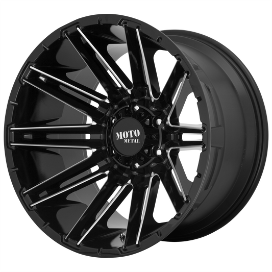 Moto Metal MO998 KRAKEN 20x9 0 8x170/8x6.7 Gloss Black Milled