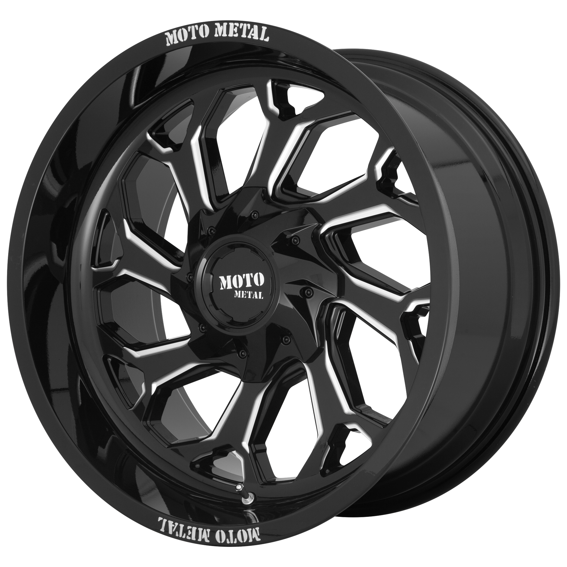 Moto Metal MO999 20x10 -18 5x139.7/5x150/5x5.5/150 Gloss Black Milled