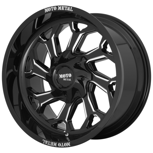 Moto Metal MO999 20x10 -18 6x135/6x139.7/6x135/5.5 Gloss Black Milled
