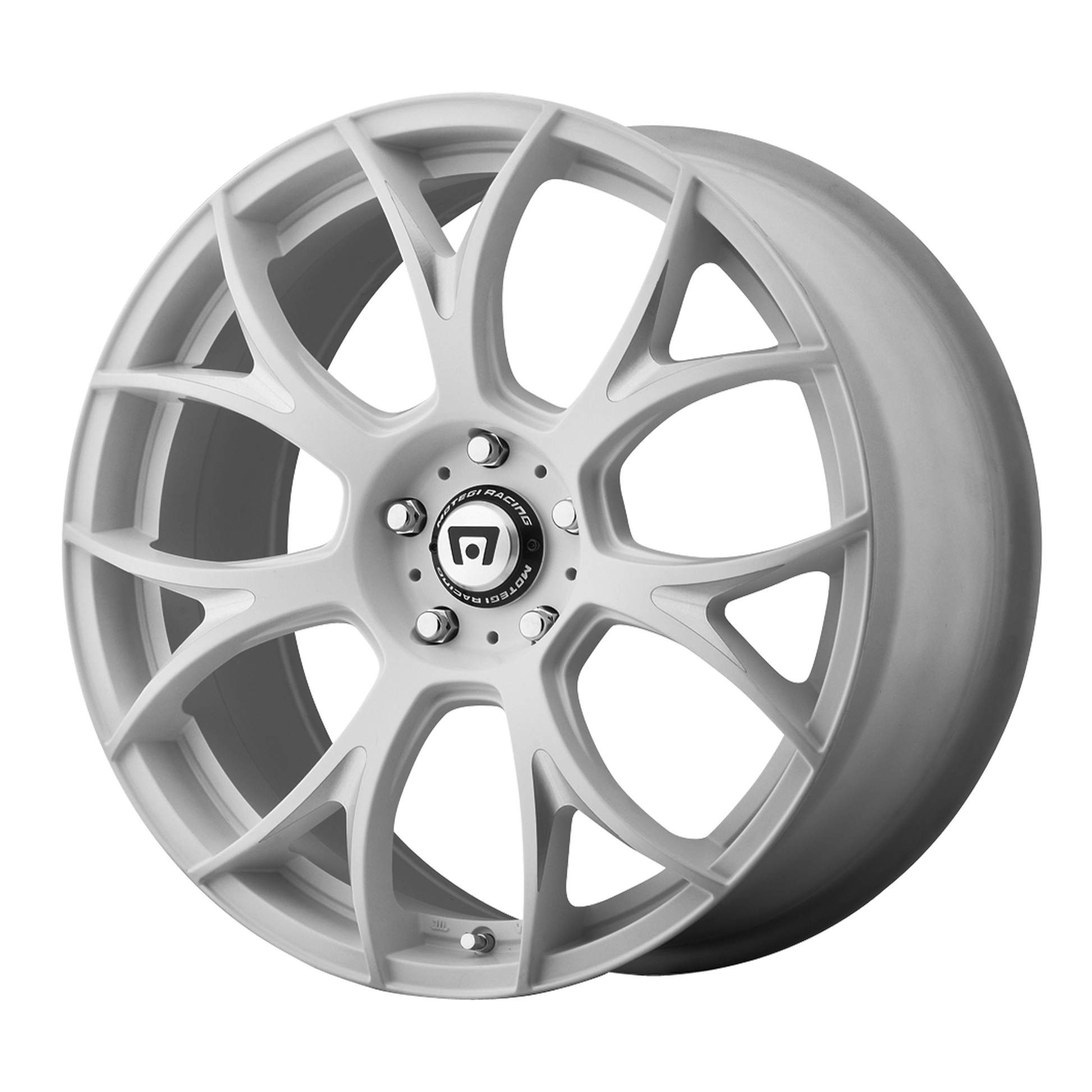 Motegi MR126 19X8.5 32 BLANK/BLANK Matte White With Milled Accents