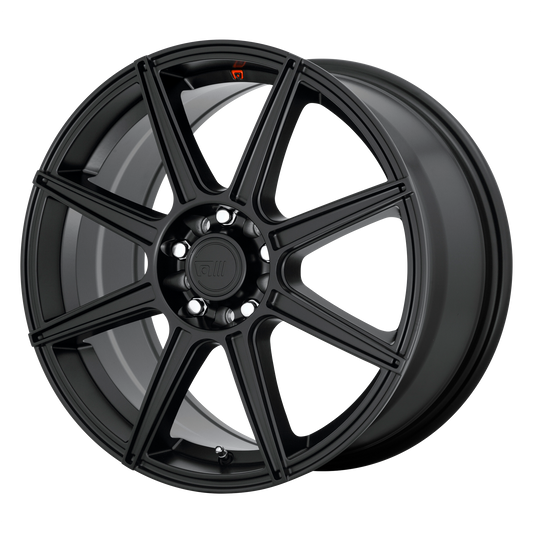 Motegi MR142 CS8 15x6.5 40 4x100/4x114.3/4x100/4.5 Satin Black