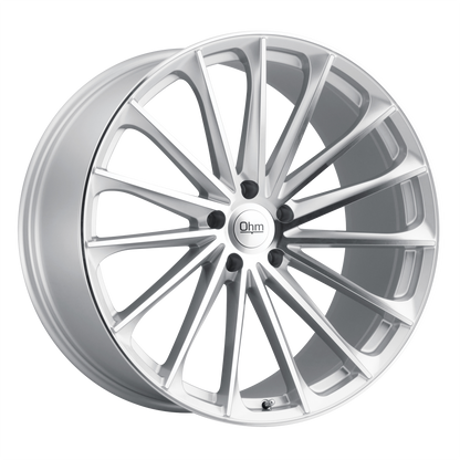 OHM PROTON 20X10 30 5X120/5X4.72 SILVER W/ MIRROR FACE