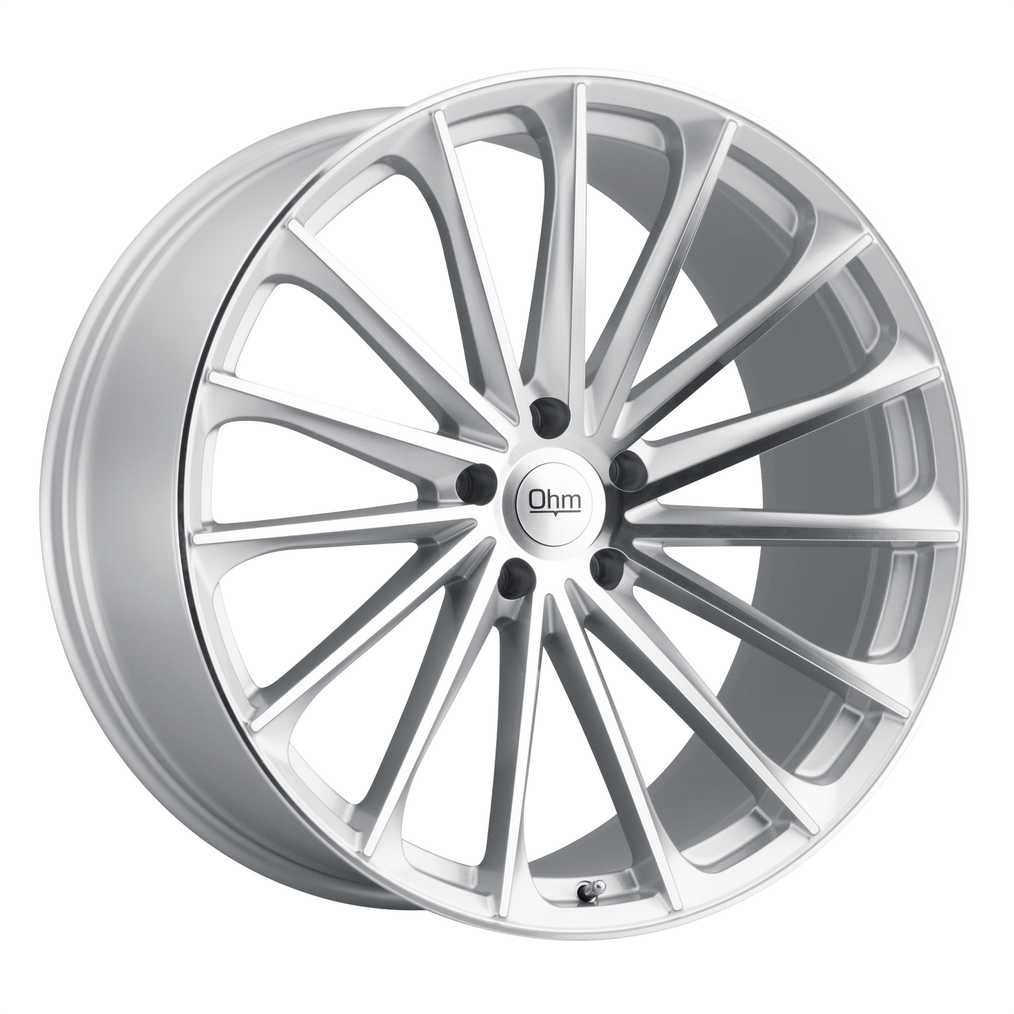 OHM PROTON 20X9 30 5X114.3/5X4.5 SILVER W/ MIRROR FACE