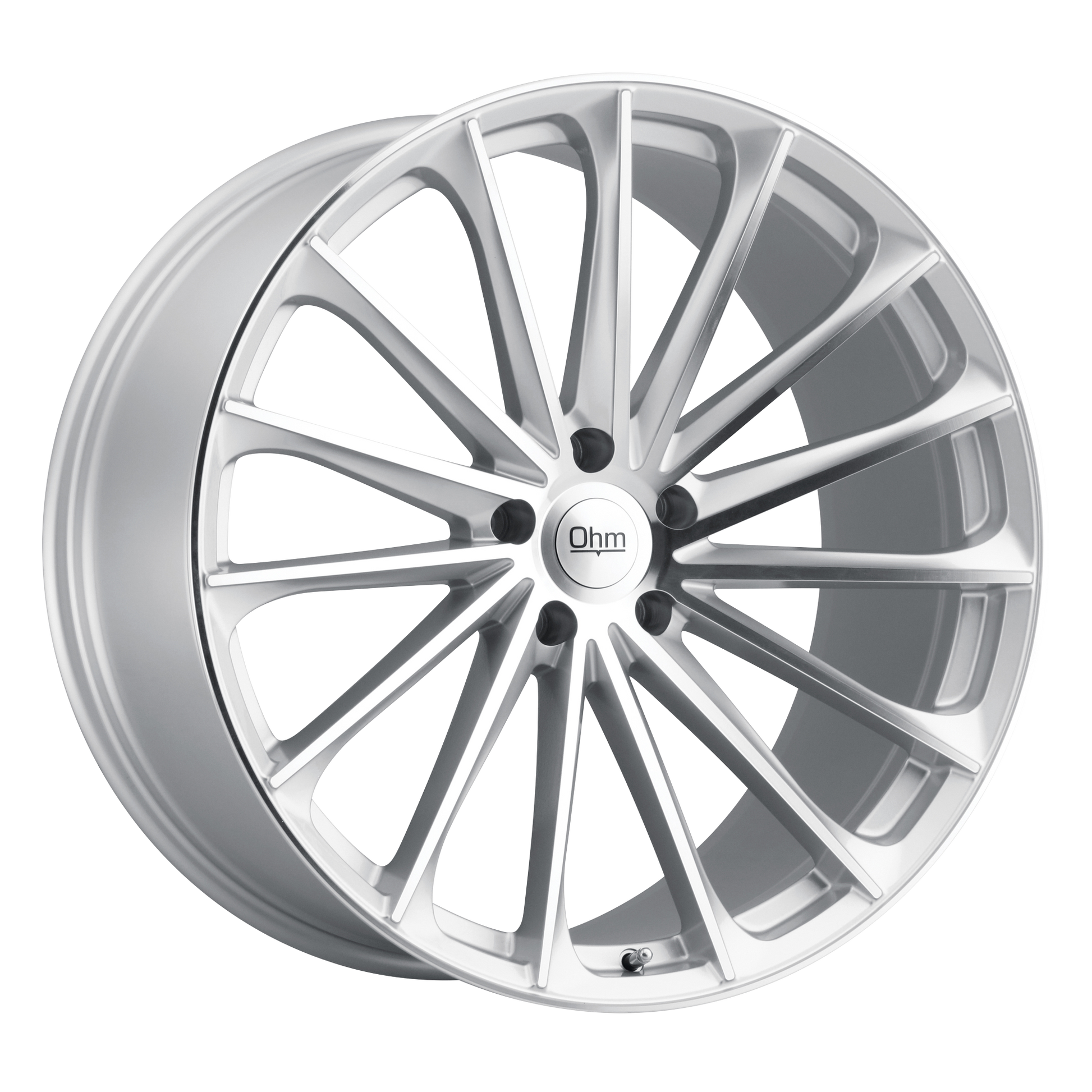 OHM PROTON 20X10 40 5X114.3/5X4.5 SILVER W/ MIRROR FACE