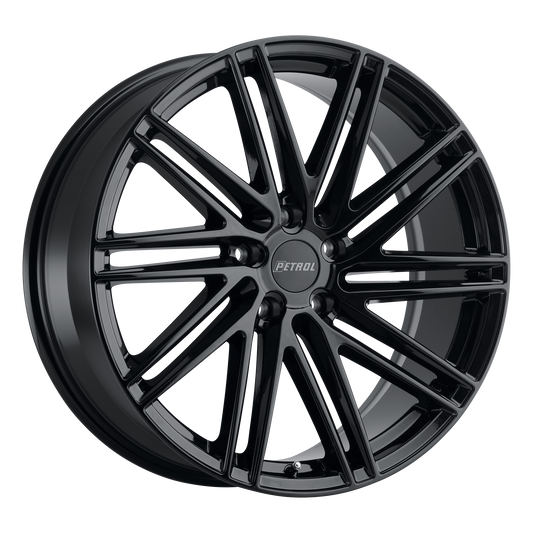 Petrol P1C 20X8.5 40 5X114.3/5X4.5 GLOSS BLACK