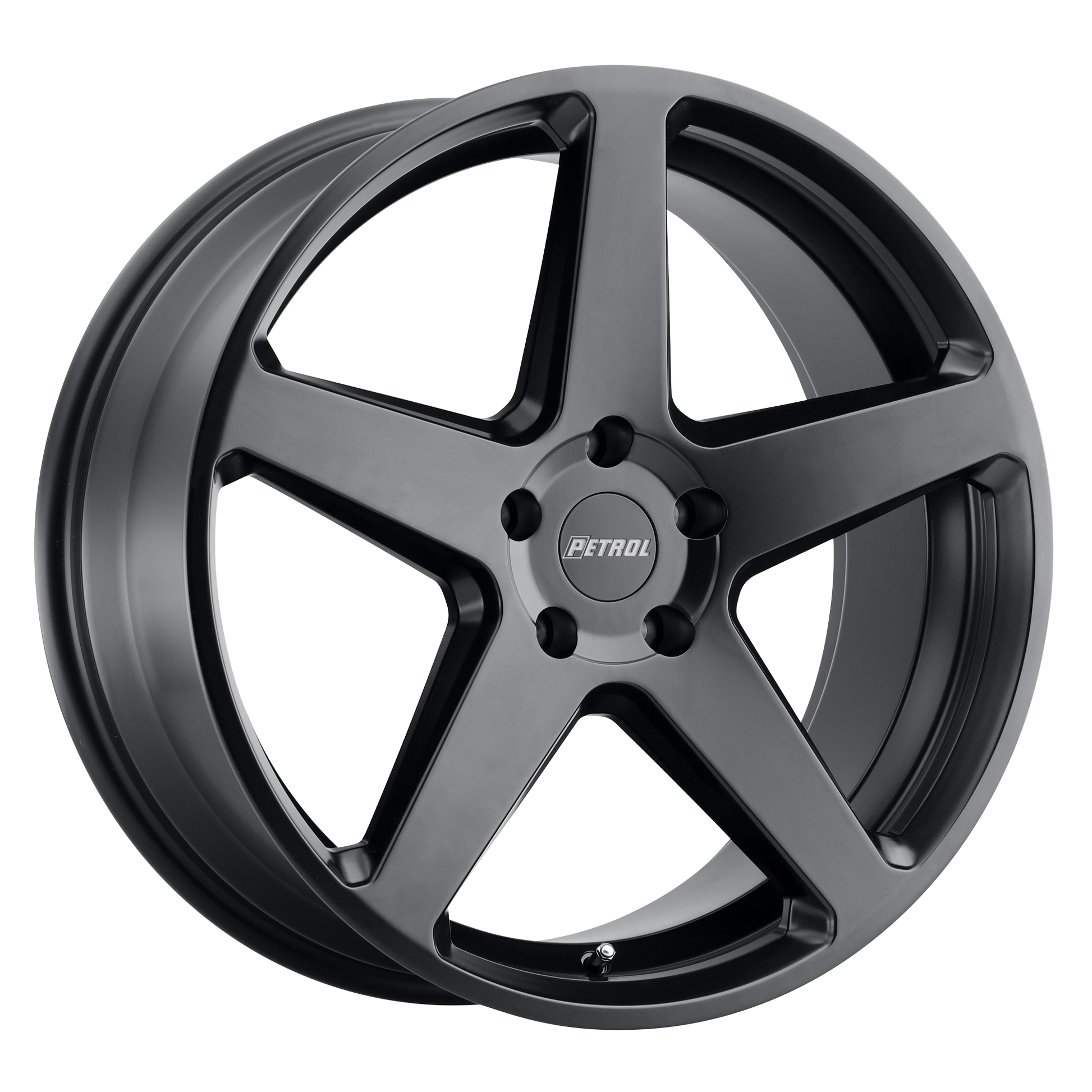 Petrol P2C 17X8 40 5X115/5X115 SEMI GLOSS BLACK