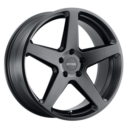 Petrol P2C 17X8 40 5X110/5X110 SEMI GLOSS BLACK