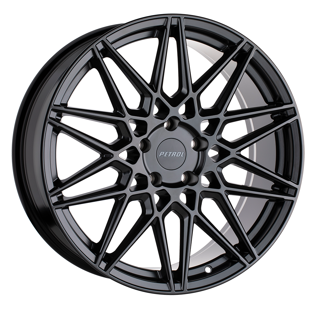 Petrol P3C 20X8.5 40 5X112/5X112 SEMI GLOSS BLACK
