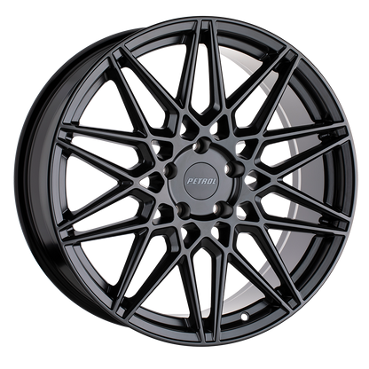 Petrol P3C 20X8.5 40 5X112/5X112 SEMI GLOSS BLACK