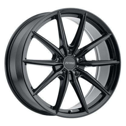 Petrol P4B 17X8 40 5X105/5X105 GLOSS BLACK