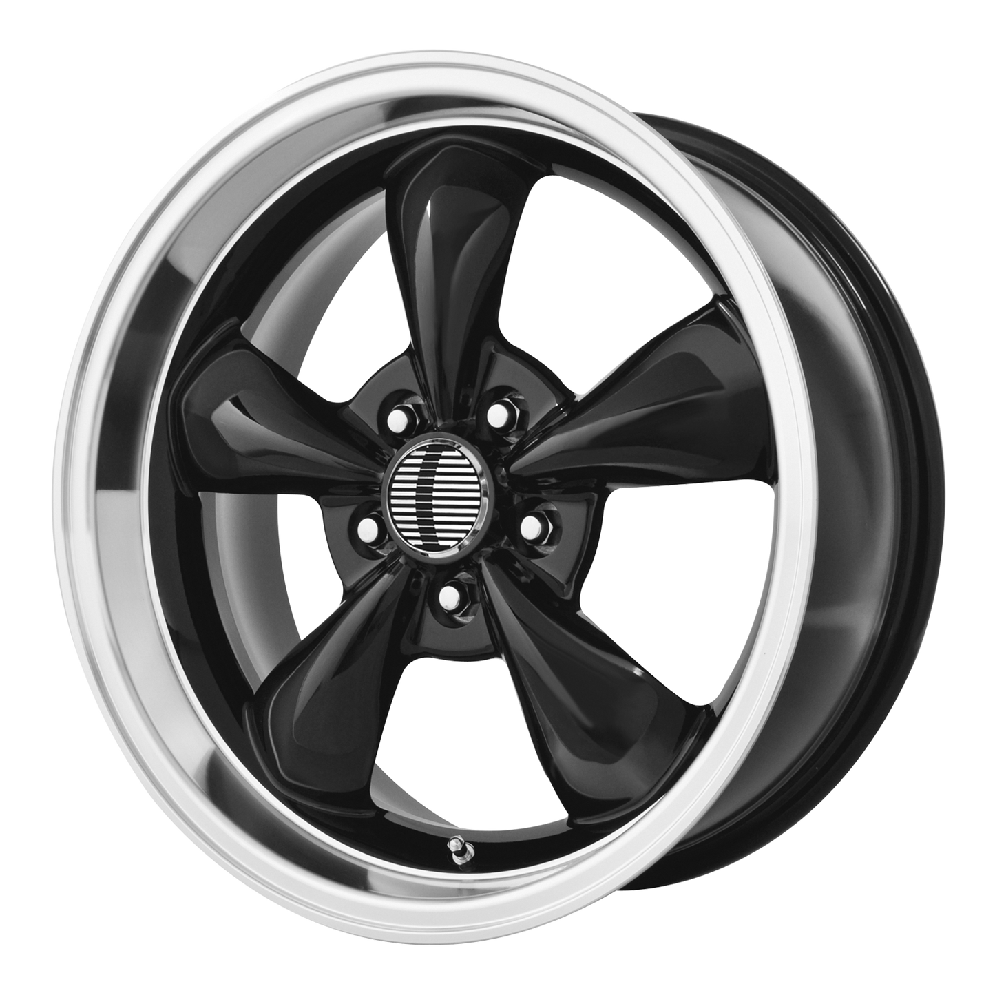 PERFORMANCE REPLICAS PR106 18X10 45 5X114.3/5X4.5 Gloss Black/Machined Lip
