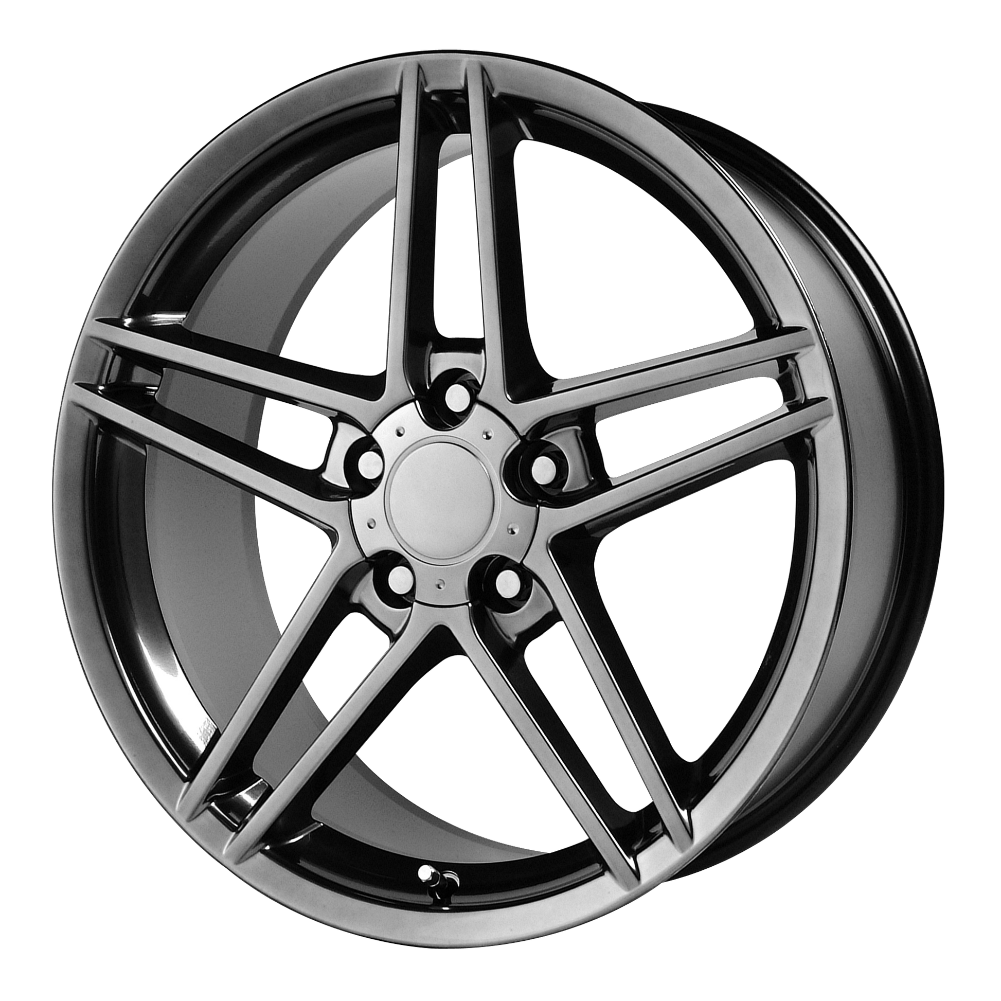 PERFORMANCE REPLICAS PR117 18X8.5 56 5X120.65/5X4.75 Hyper Black